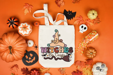 Witches Be Crazy - Halloween Witch Sublimation Sublimation CraftLabSVG 