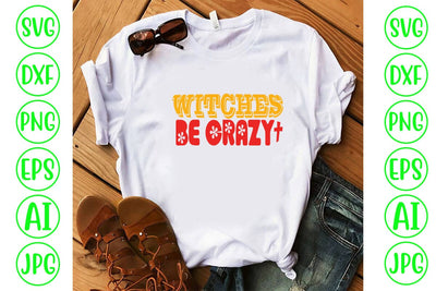 Witches Be Crazy Retro SVG SVG Syaman 