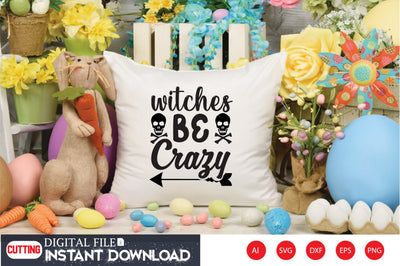 Witches Be Crazy SVG CraftlabSvg29 