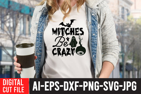 Witches be Crazy SVG Cut File SVG BlackCatsMedia 