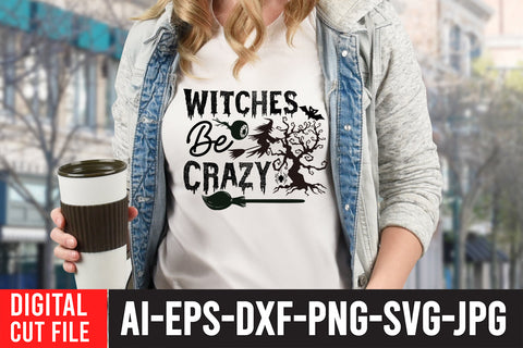 Witches be Crazy SVG Cut File SVG BlackCatsMedia 
