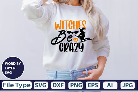 Witches Be Crazy SVG Cut File SVG DesignPlante 503 