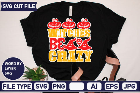 Witches Be Crazy SVG Cut File SVG DesignPlante 503 