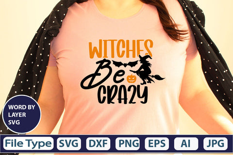 Witches Be Crazy SVG Cut File SVG DesignPlante 503 