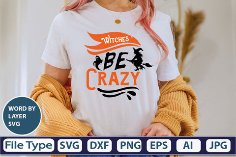 Witches Be Crazy SVG Cut File SVG DesignPlante 503 