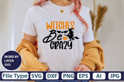 Witches Be Crazy SVG Cut File SVG DesignPlante 503 