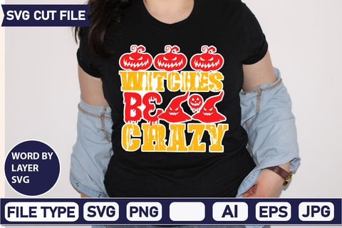Witches Be Crazy SVG Cut File SVG DesignPlante 503 
