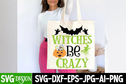 Witches Be Crazy SVG Cut File, Witches Be Crazy ' SVG Design, Trick or Treat SVG Design, Halloween Sublimation PNG, Halloween SVG Bundle,Halloween SVG Quotes,Halloween PNG, Halloween SVG SVG BlackCatsMedia 