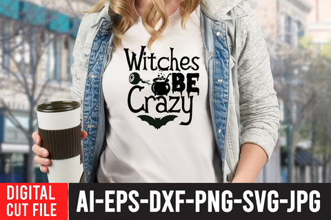 Witches Be Crazy SVG Design SVG BlackCatsMedia 