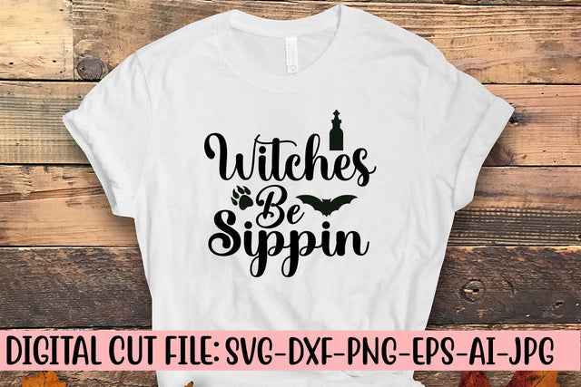 Witches Be Sippin SVG Design SVG Syaman 