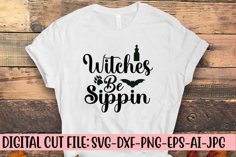 Witches Be Sippin SVG Design SVG Syaman 