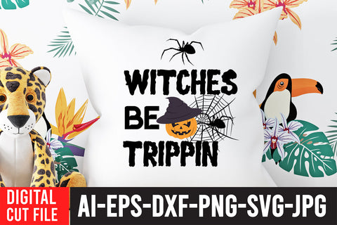 Witches be Trippin SVG Cut File SVG BlackCatsMedia 