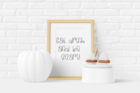 Witches Brew - A Curly Halloween Font Font Freeling Design House 