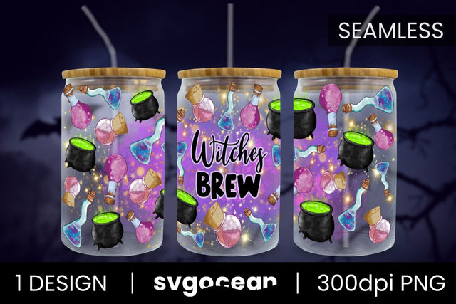Witches Brew Can Glass PNG Sublimation SvgOcean 