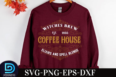 Witches brew coffee house elixirs and spell blends SVG DESIGNISTIC 