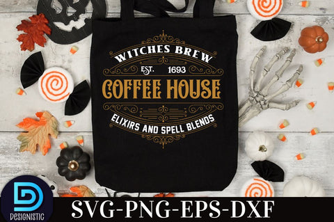 Witches brew coffee house elixirs and spell blends SVG DESIGNISTIC 