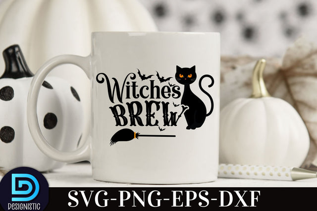 witches brew, Retro Halloween SVG Design, SVG DESIGNISTIC 