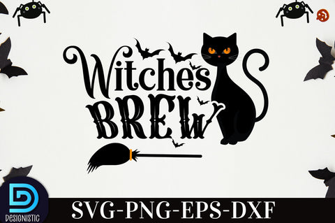 witches brew, Retro Halloween SVG Design, SVG DESIGNISTIC 