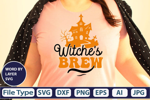 Witche's Brew SVG Cut File SVG DesignPlante 503 