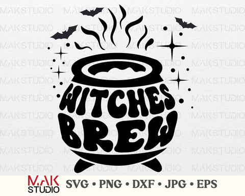 Witches brew svg, Witches brew png, Witch svg, Halloween svg, Halloween sign svg, Fall svg, Halloween cut file, Halloween designs, Spooky SVG MAKStudion 