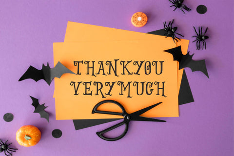 Witches Crow Font Forberas 