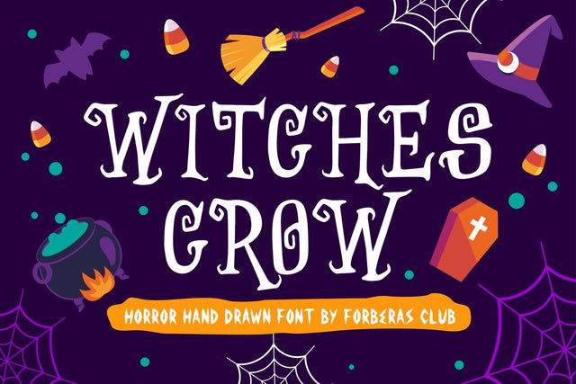 Witches Crow Font Forberas 