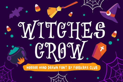Witches Crow Font Forberas 