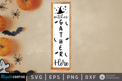 Witches gather here SVG Design SVG Regulrcrative 