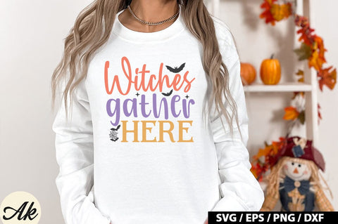 Witches gather here SVG SVG akazaddesign 