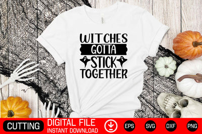 Witches Gotta Stick Together SVG CraftlabSvg29 