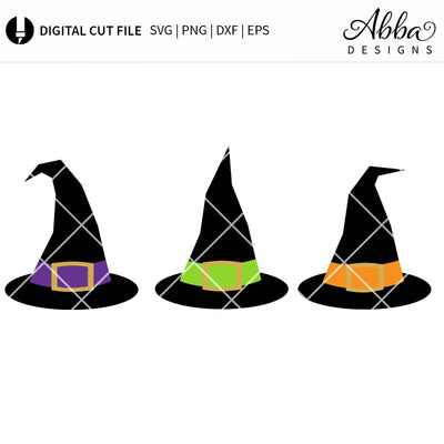 Witches Hats SVG Abba Designs 