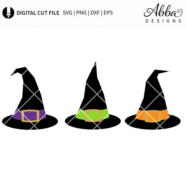 Witches Hats SVG Abba Designs 