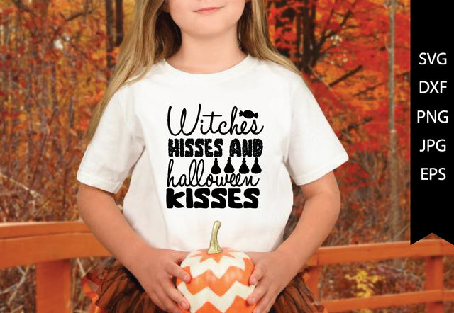 witches hisses and Halloween kisses SVG md faruk hossain 
