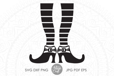 Witches legs and shoes, Halloween SVG file SVG Artisan Craft SVG 