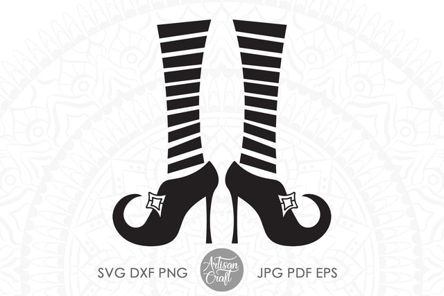Witches legs SVG, clip art, cut file SVG Artisan Craft SVG 
