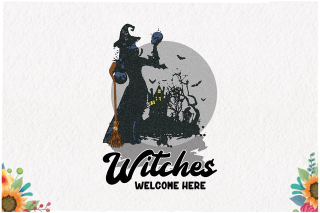 Witches Welcome Here Sublimation Sublimation Jagonath Roy 