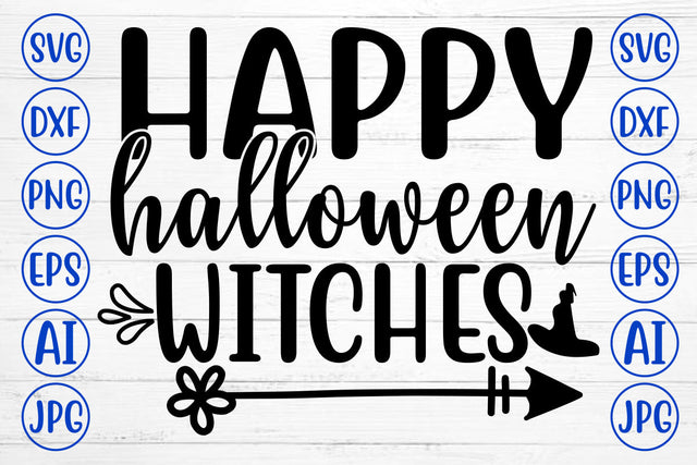 WITCHESHAPPY HALLOWEEN SVG Cut File SVG Syaman 