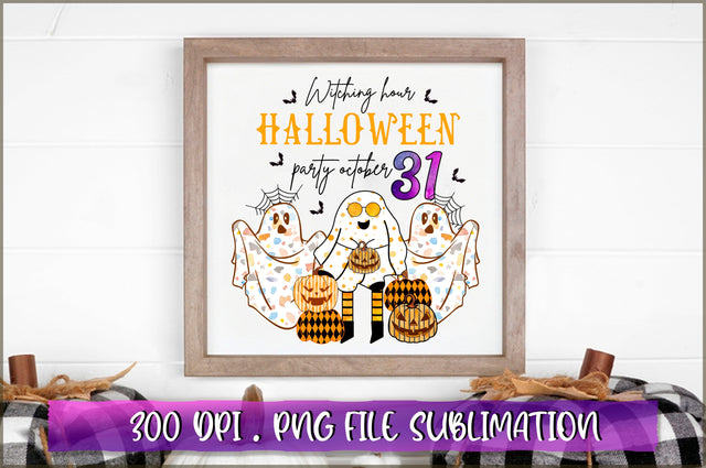 Witching hour halloween party october 31 Sublimation SVG Shetara Begum 