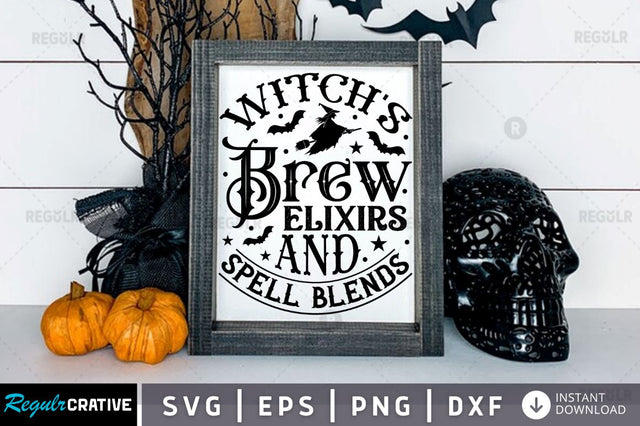 Witchs brew elixirs and SVG SVG Regulrcrative 