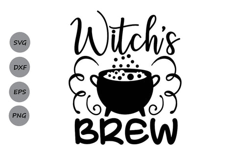 Witch's Brew| Halloween Coffee SVG Cutting Files. SVG CosmosFineArt 