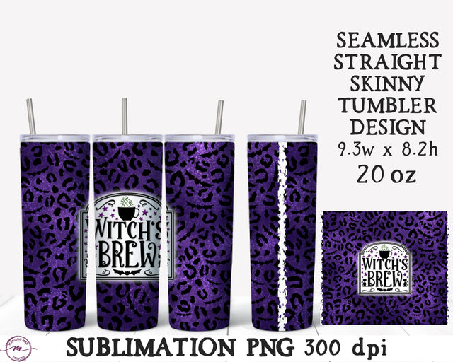 Witch’s Brew | Halloween Tumbler Sublimation PNG Sublimation Madison Mae Designs 