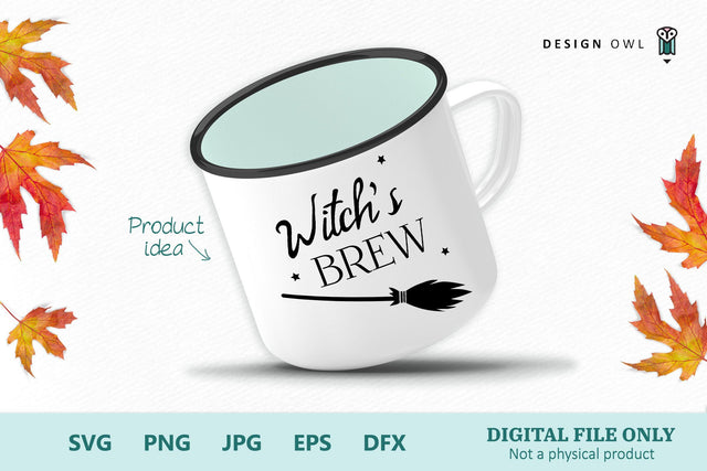 Witch's Brew SVG Design Owl 