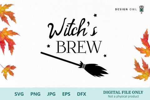 Witch's Brew SVG Design Owl 
