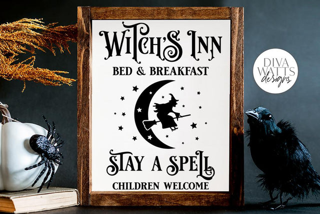 Witch's Inn SVG | Halloween Design SVG Diva Watts Designs 
