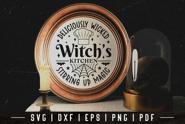 Witch's Kitchen, Halloween Kitchen SVG SVG CraftLabSVG 
