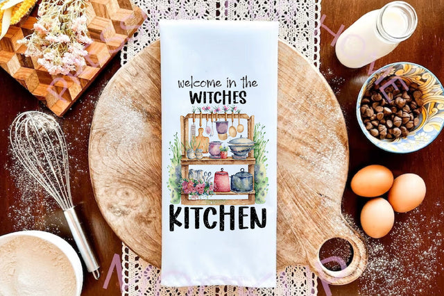 Witchs Kitchen Towel Sublimation Sublimation Jagonath Roy 