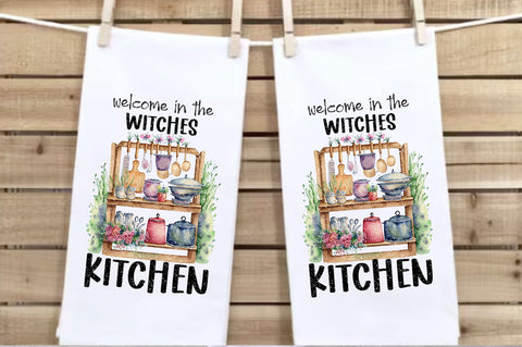 Witchs Kitchen Towel Sublimation Sublimation Jagonath Roy 