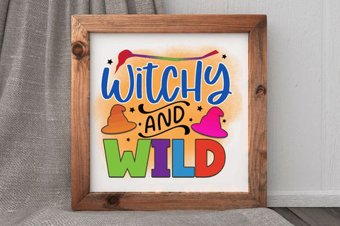 Witchy and wild Sublimation PNG, Sublimation Halloween Design Sublimation Regulrcrative 