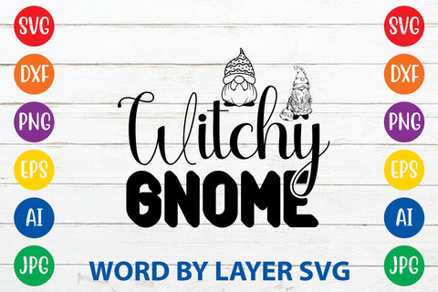 Witchy Gnome, Gnome SVG Cut File SVG Rafiqul20606 