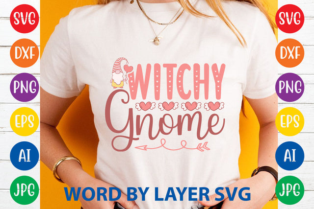 Witchy Gnome, Gnome SVG Cut File SVG Rafiqul20606 